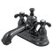 Kingston Brass NS7000TX 4" Centerset Bathroom Faucet, Black Stainless Steel NS7000TX - alternate 1